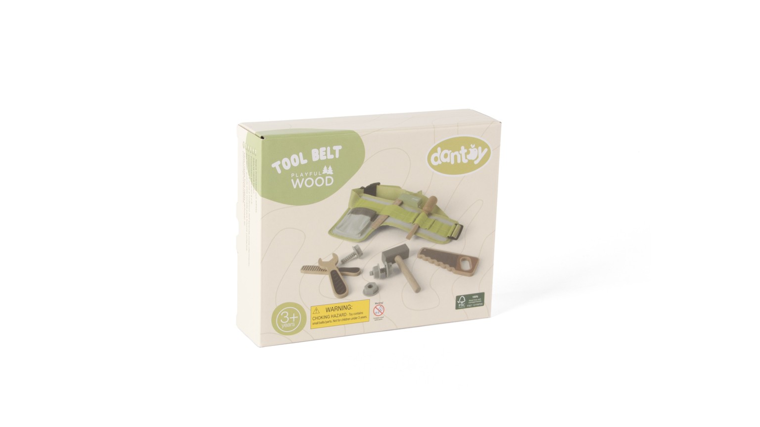 Tool Belt Wood In Gift Box 11 Parts